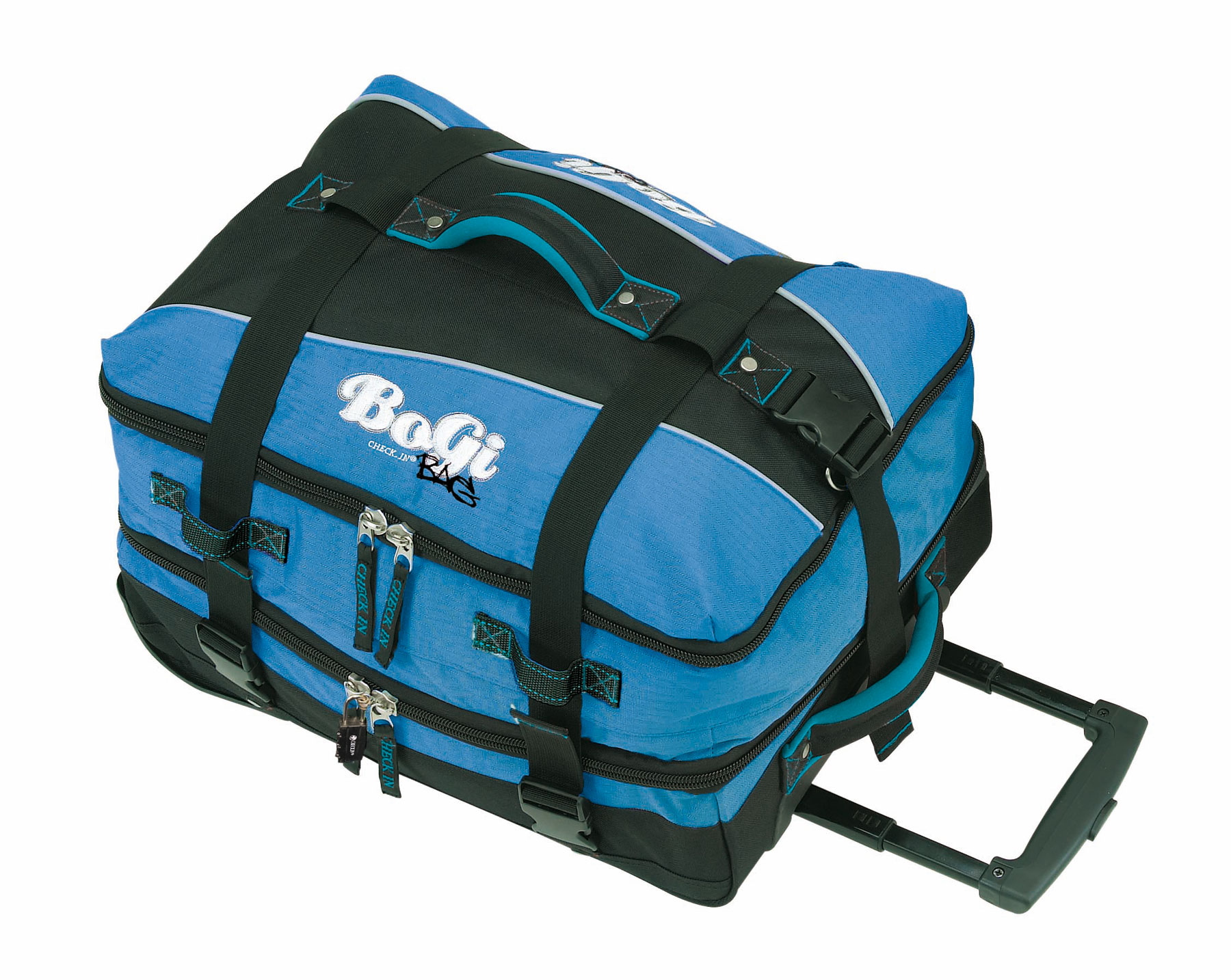 Cestovní taška s kolečky BoGi S - modrá