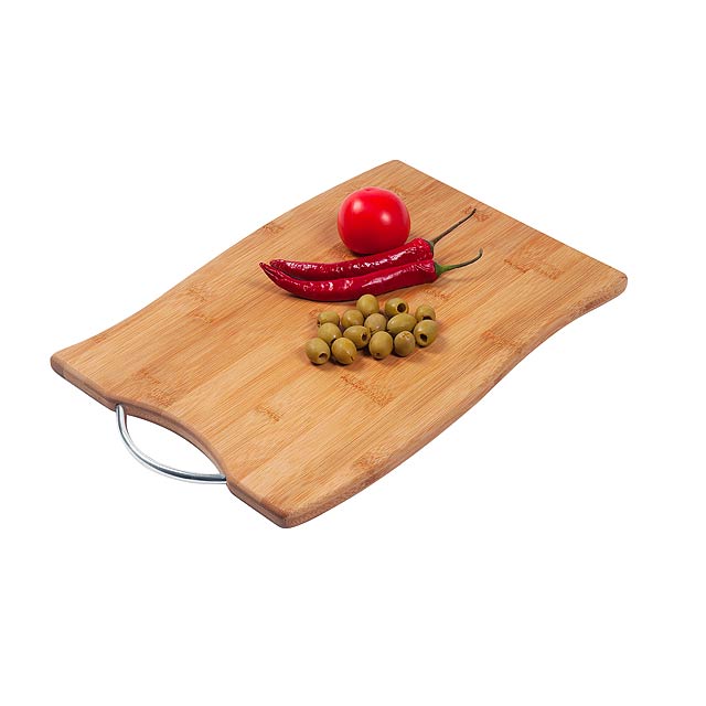 Chopping board BAMBOO-GRIP - brown