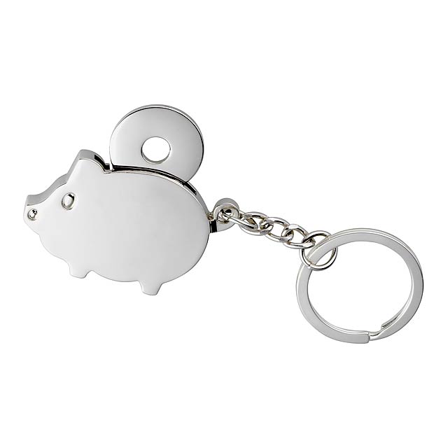 Metal key chain CHAMBA - silver