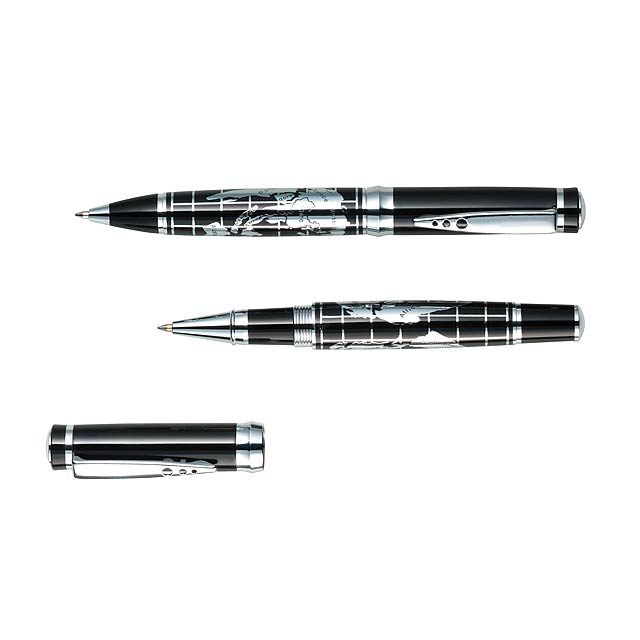 Writing set INTERCONTINENTAL - black