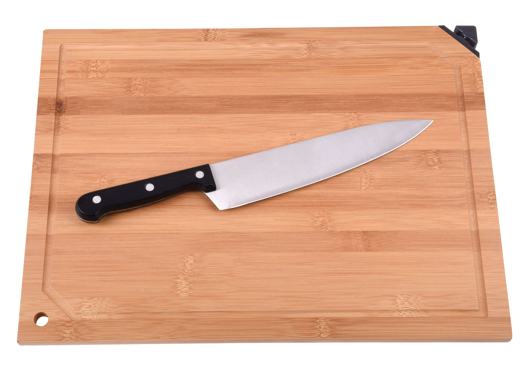 Large cutting board BAMBOO SHARP - brown