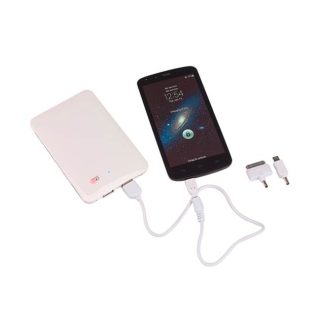 Powerbank TERAWATT - Weiß 