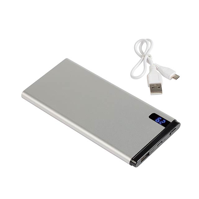 Powerbank INDICATOR - silver