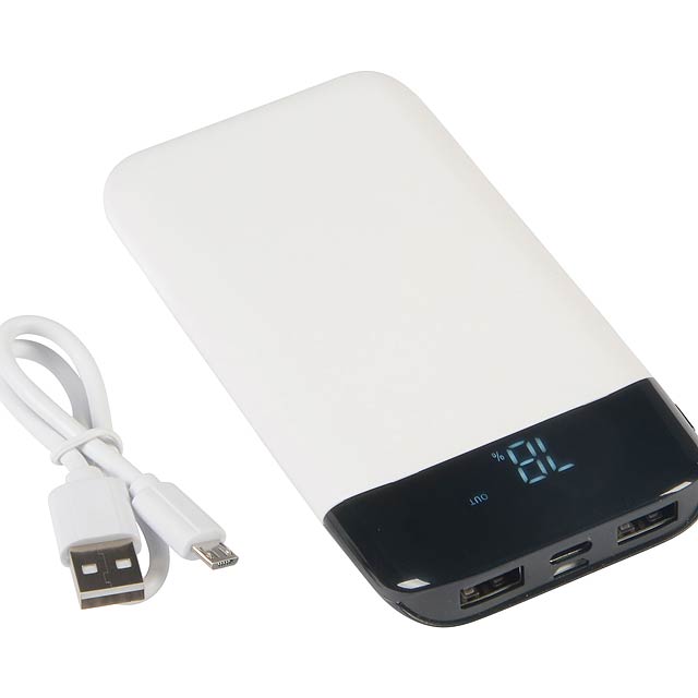 Powerbank BIG CAP - Weiß 