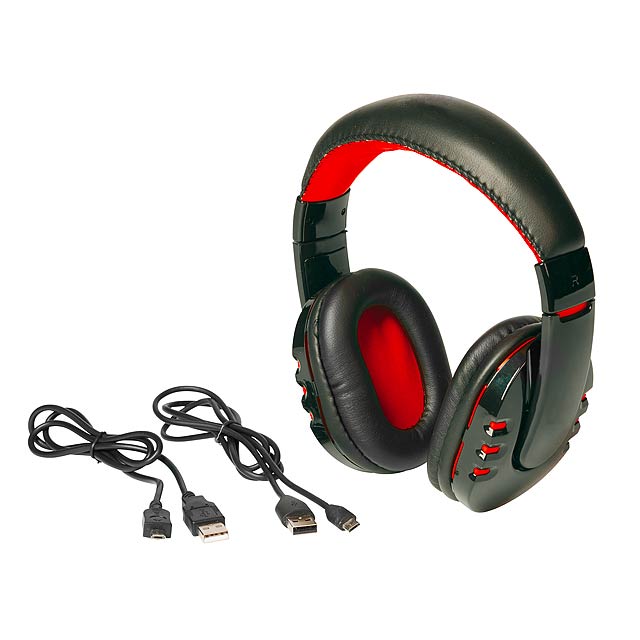 Sluchátka Bluetooth RACER - červená