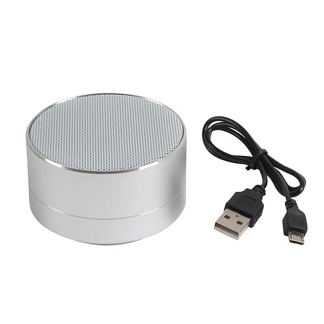 Bluetooth reproduktor UFO - stříbrná