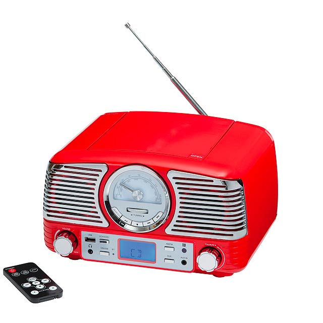 CD-Radiorekorder DINER - Rot