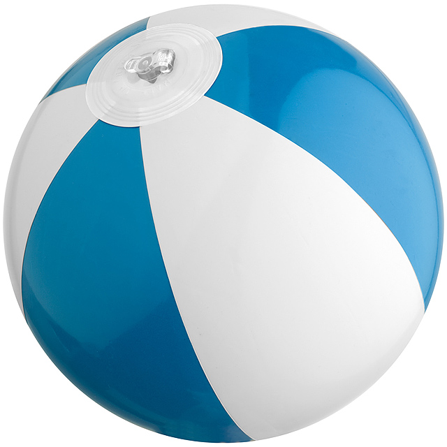 Dvojfarebná mini plážová lopta - modrá