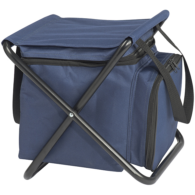 Picnic stool with cooling function - blue
