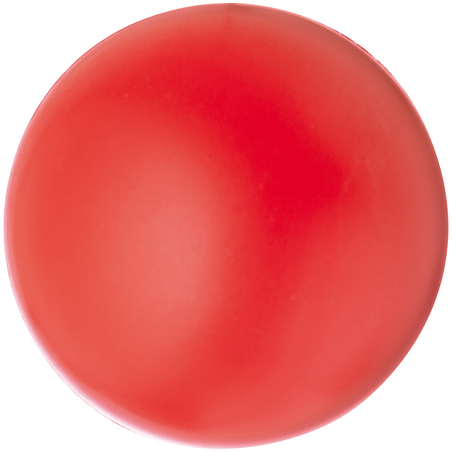 Squeeze ball, kneadable foam plastic - red