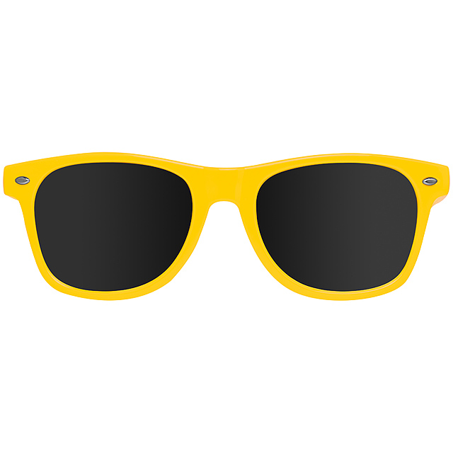 Veselé sluneční brýle - žlutá