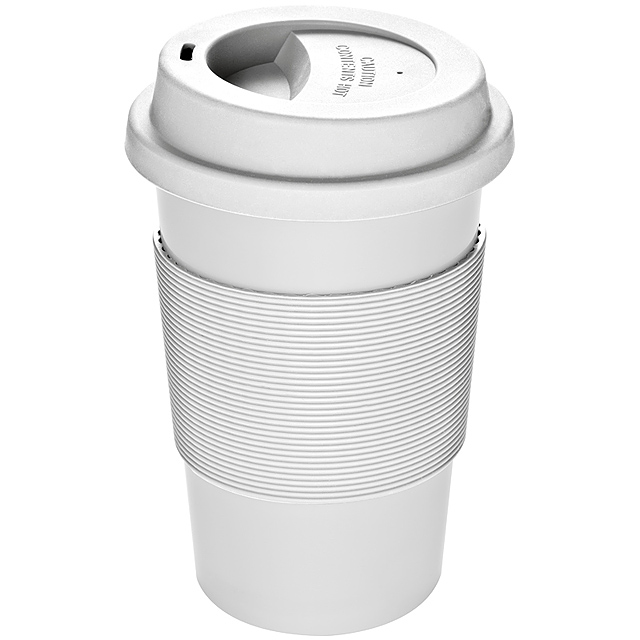 Recyklovateľný pohár - biela