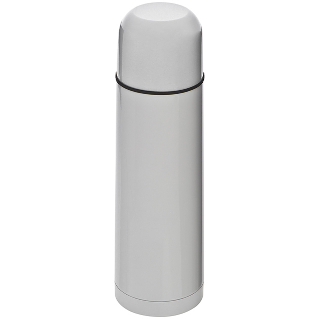 Stainless steel thermal flask - white