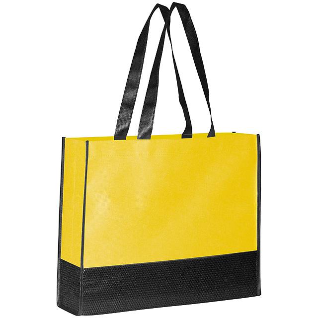 Non Woven Einkaufstasche 2-farbig - Gelb