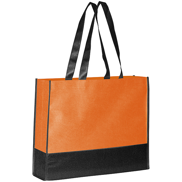 Non woven nákupní taška - oranžová