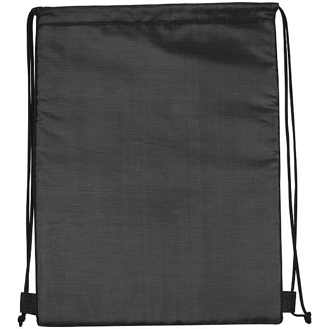 Polyester gym bag - black