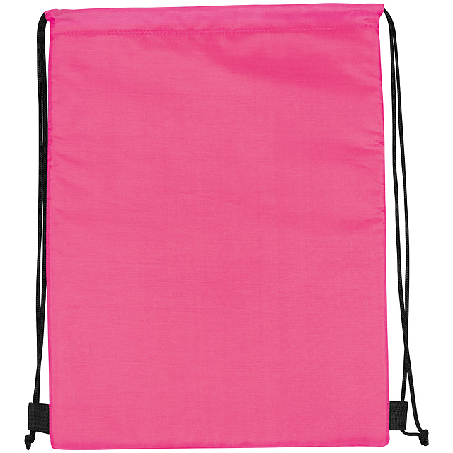 Polyester gym bag - pink