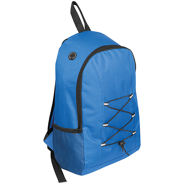 Polyester backpack - blue