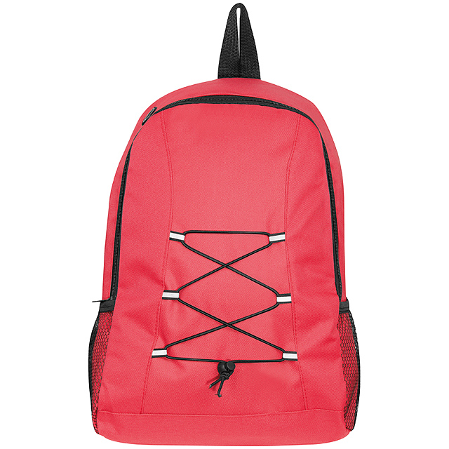 Rucksack aus Polyester - Rot