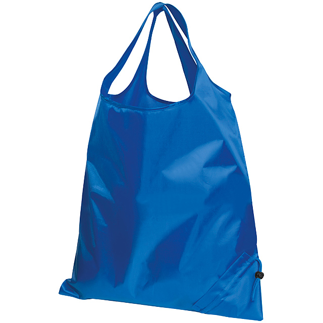 Foldable shopping bag - blue