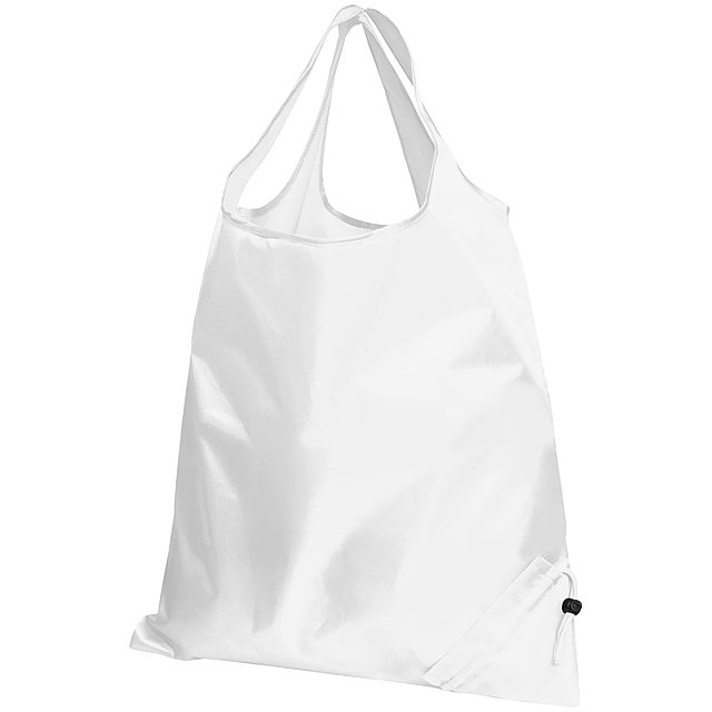 Skládací nákupní taška - bílá