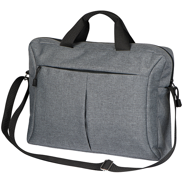 Grey laptop bag - grey