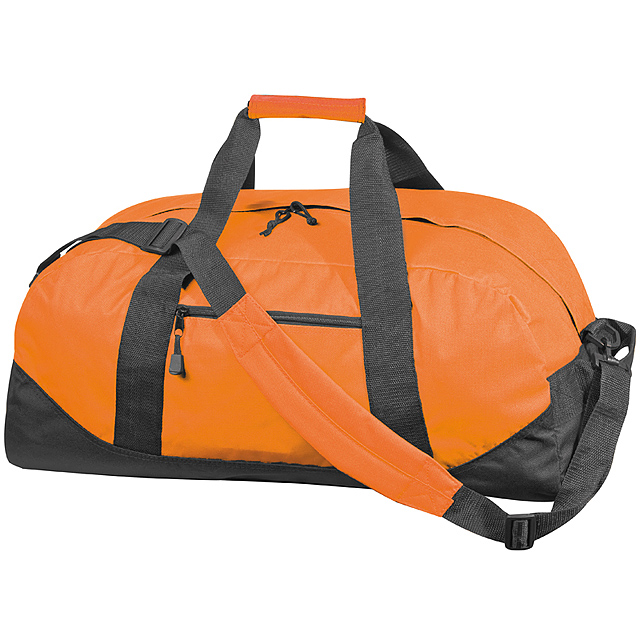 Polyester sports or travel bag - orange