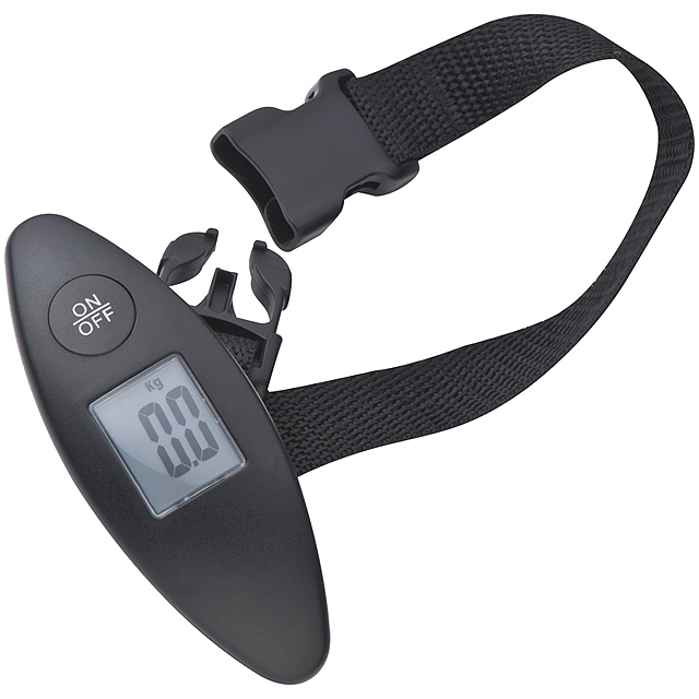 Luggage scale - black