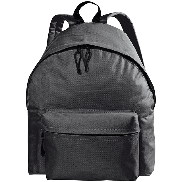 Polyester backpack - black