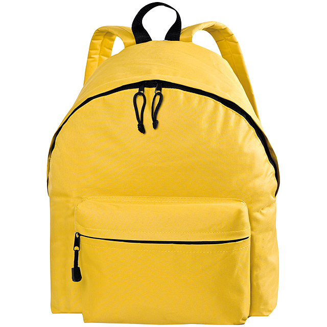 Praktický silný trandy batoh - žlutá