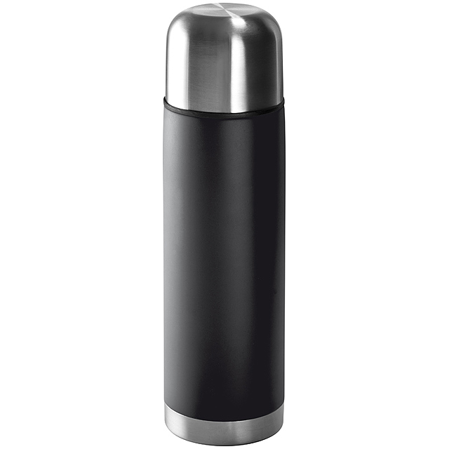 Stainless steel thermal flask - black
