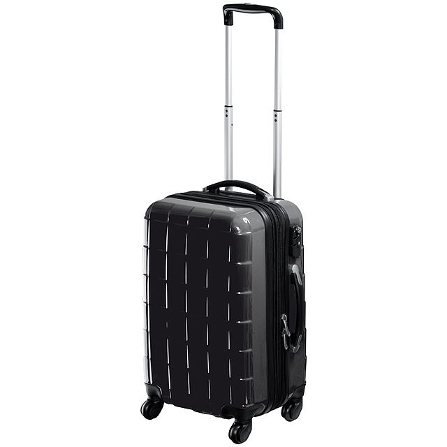 Handy hard shell trolley - black