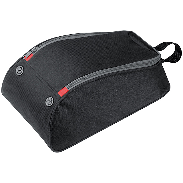 600D polyester shoe bag - black