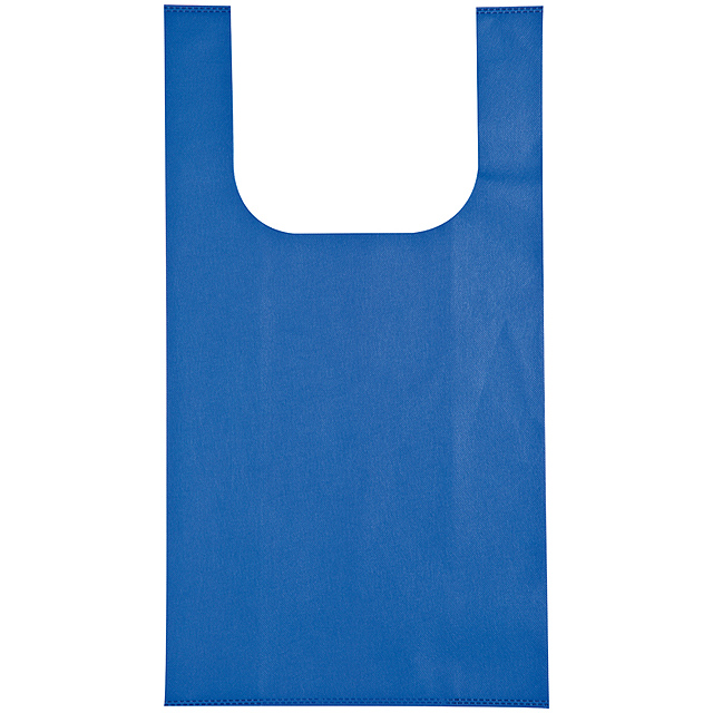 Non-woven shopping bag - blue
