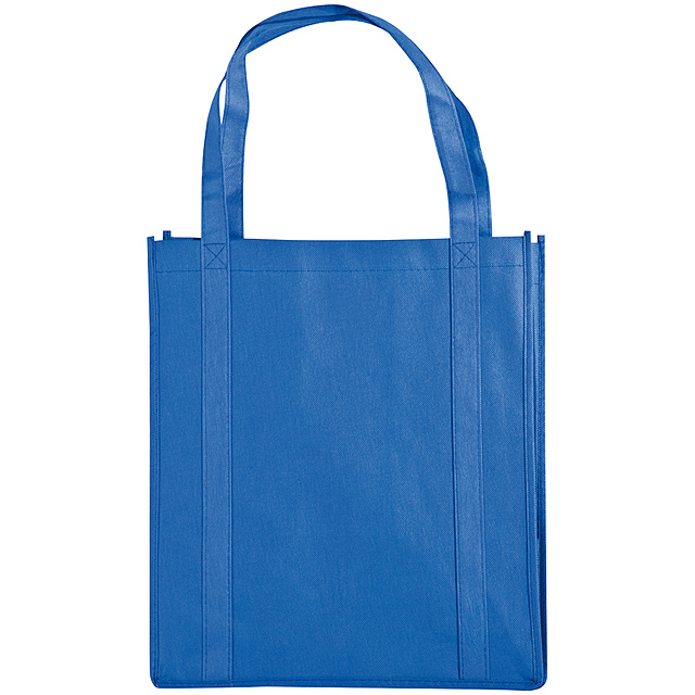 Non-woven shopping bag - blue