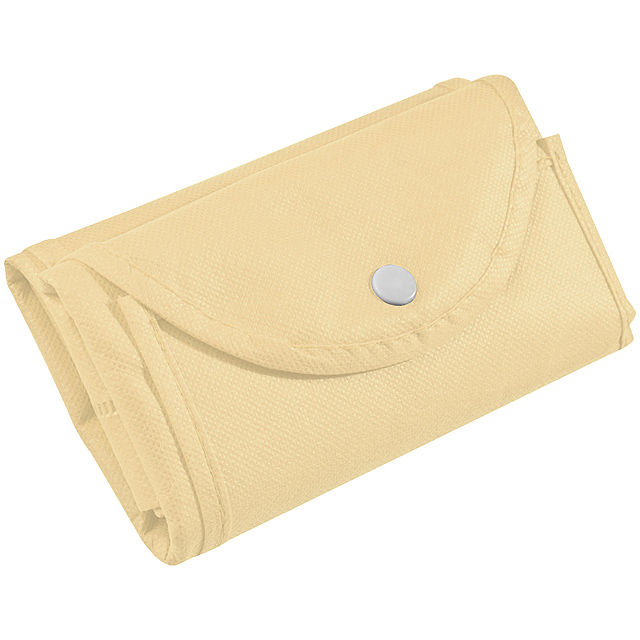 Faltbare Non-Woven Einkaufstasche - Beige