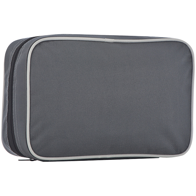 Toilet bag with a hook - black