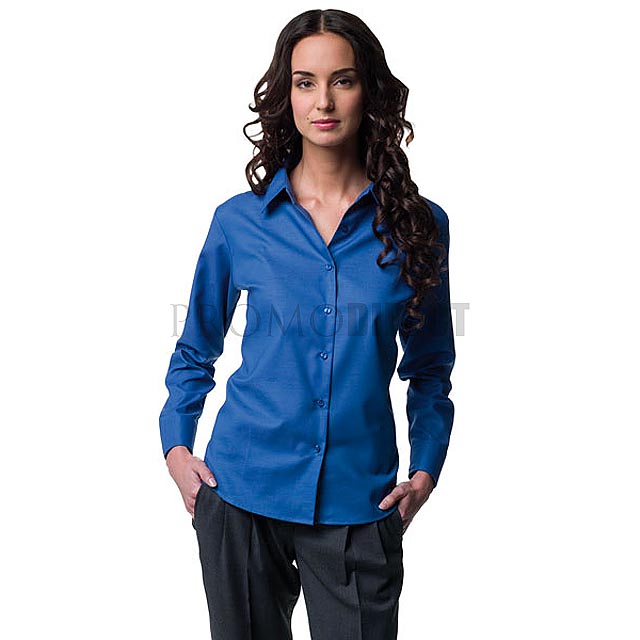 Ladies Stretch Slip Over Blouse - Weiß 