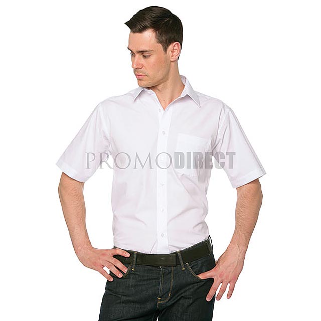 Long Sleeve Popeline Shirt Jerzees 934M - black