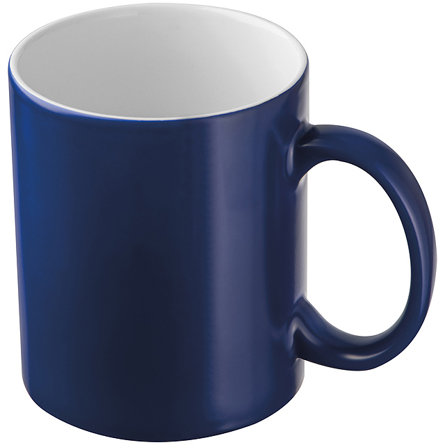 Keramický hrnček na kávu - modrá