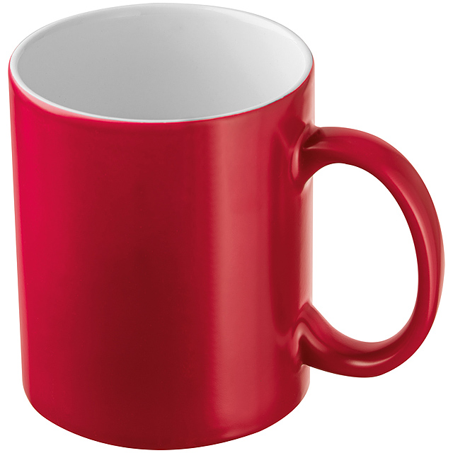 Kaffeetasse aus Keramika - Rot