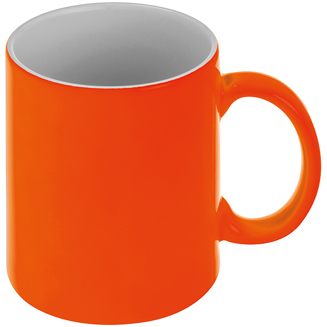 Neon Sublimation mug - orange