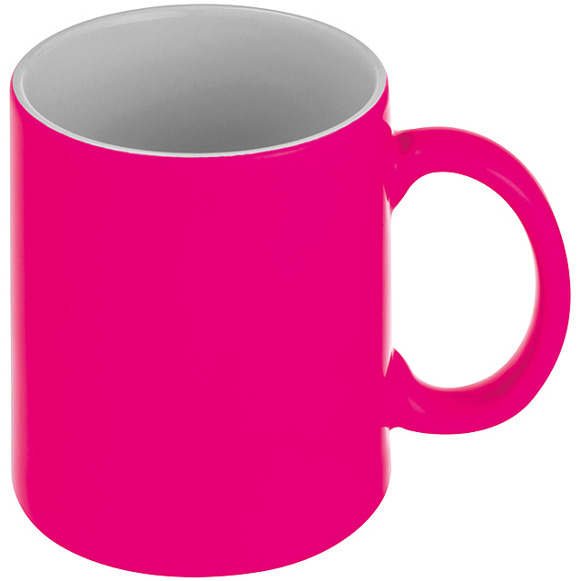 Neon Sublimation mug - pink