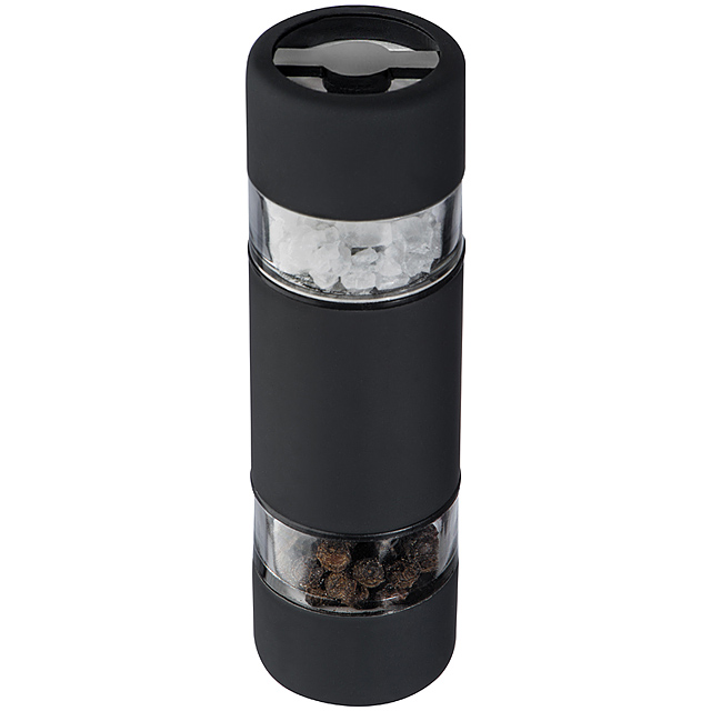 Mini salt and pepper mill - black