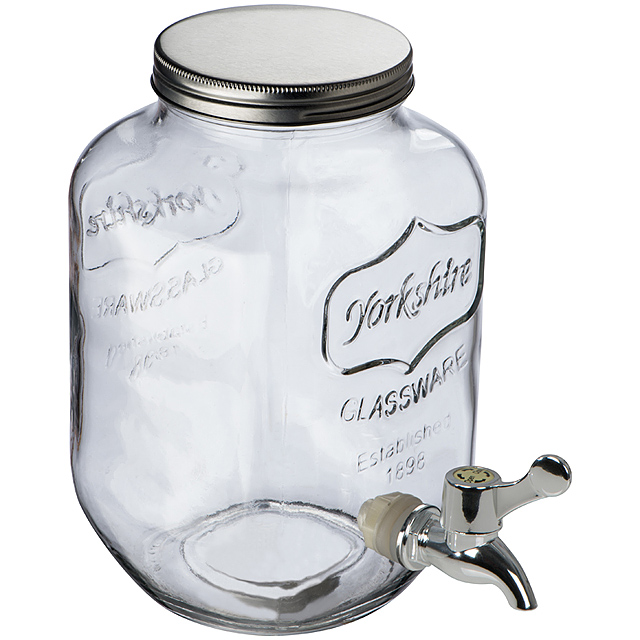 Sklos dispenser with 4 jugs - transparent