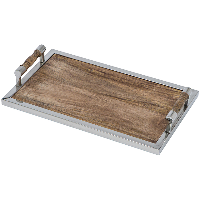Wood tray - brown
