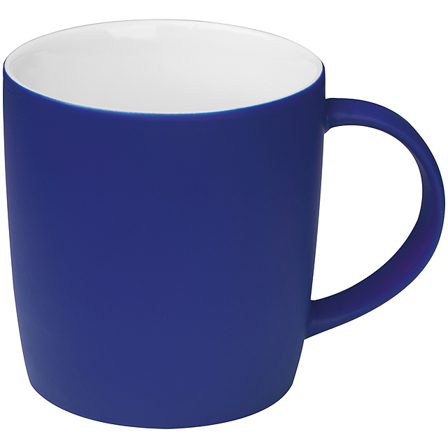 Gumaized ceramic mug - blue