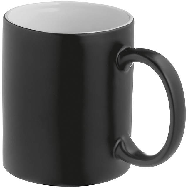 Colour changing mug - black