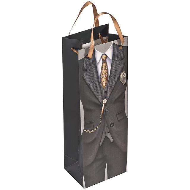 Gift bag man/woman - size for a wine bottle - 0