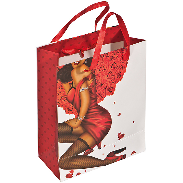 Gift bag man/woman with a crystal - 